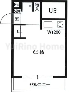 ロイヤルメゾン香櫨園 206 間取り図