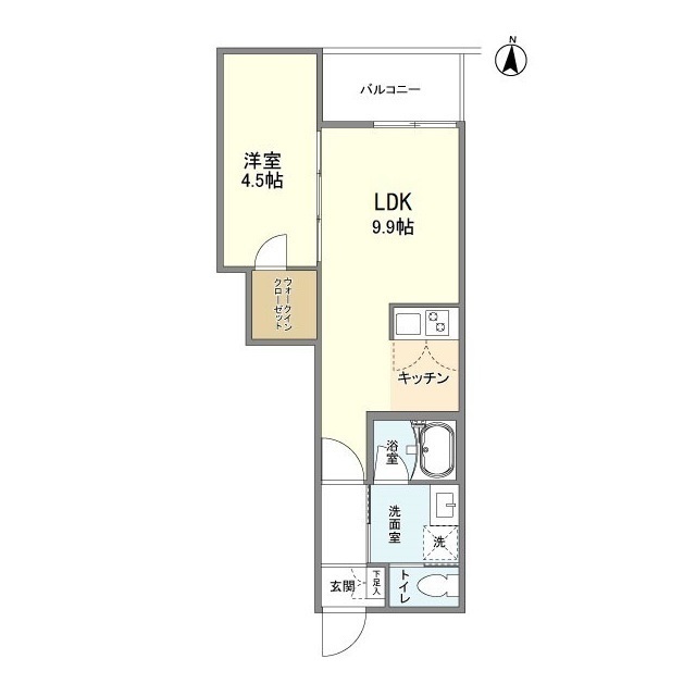 ウェルスクエア西宮北口 0402 間取り図