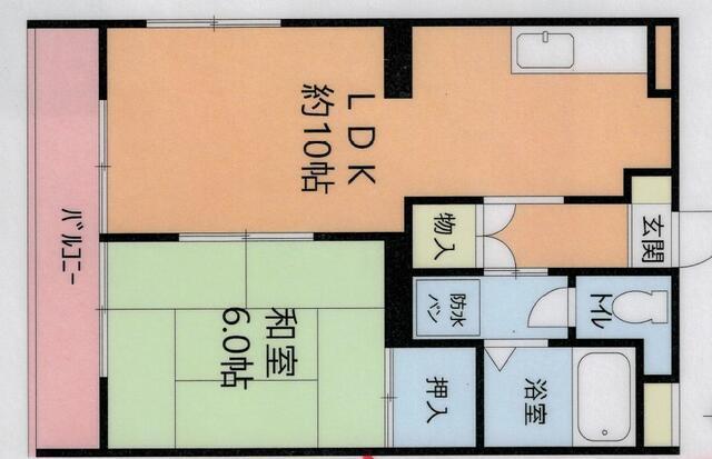 ロイヤルメゾン甲子園口Ⅲ 203 間取り図