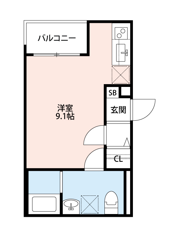 ディアマンネージュ 203 間取り図