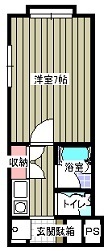 サンライト仁川 205 間取り図