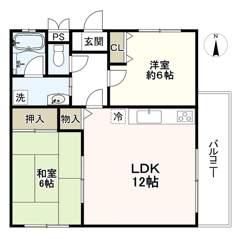 夙川大谷ハウス 302 間取り図