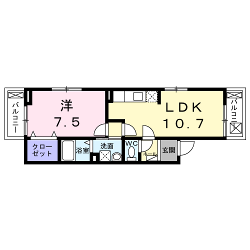 コモド カーサ 302 間取り図
