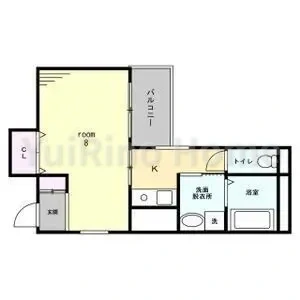 FLAT34西宮 101 間取り図