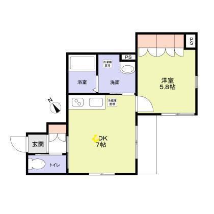 アベニール 101 間取り図