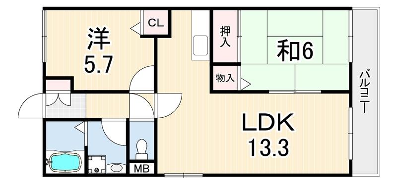 光洋メゾン 101 間取り図