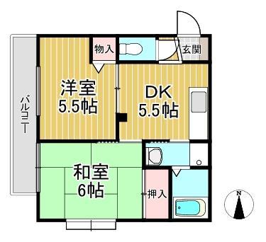 トリヴァンベール門前 103 間取り図