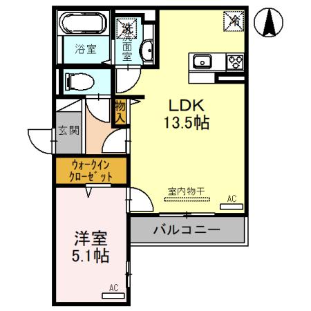 TMK西北 203 間取り図