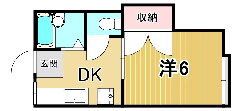 木田コーポⅡ 103 間取り図