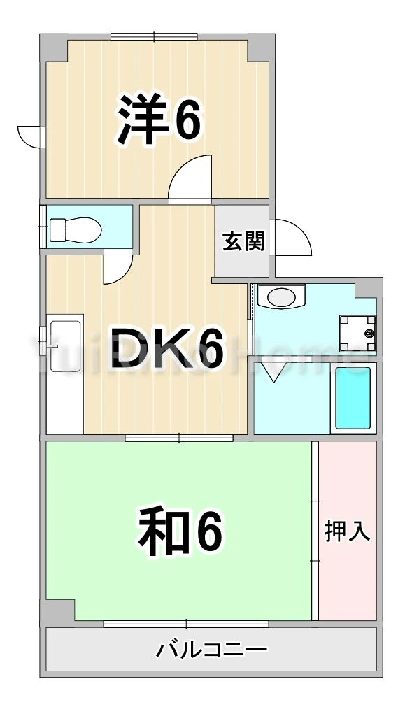 プチ・シェ・モア 201 間取り図