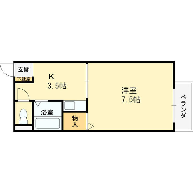 ソレイユ（西宮） 201 間取り図