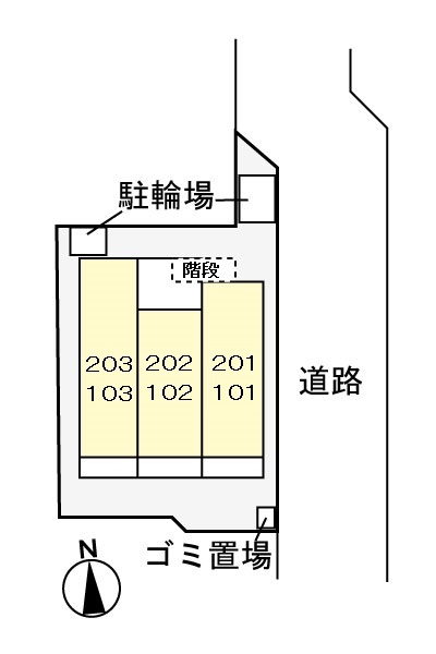 メゾン Ｆ 101 駐車場