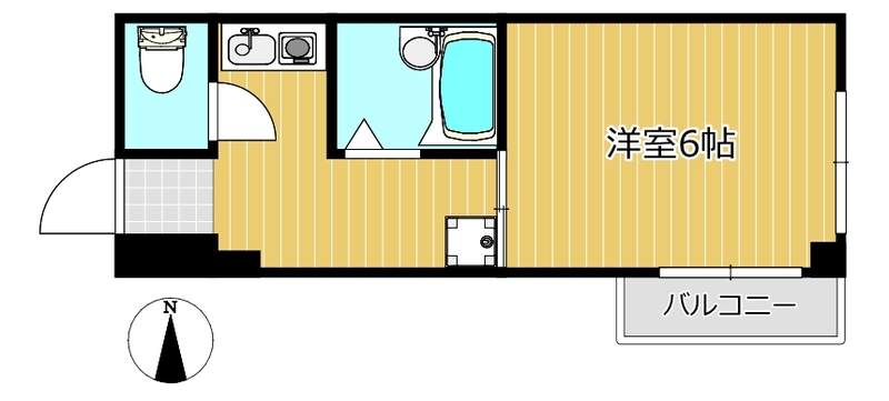 ワンフラーリッシュ西宮 402 間取り図