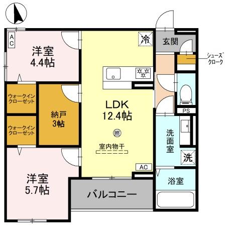 Cocoonia 203 間取り図