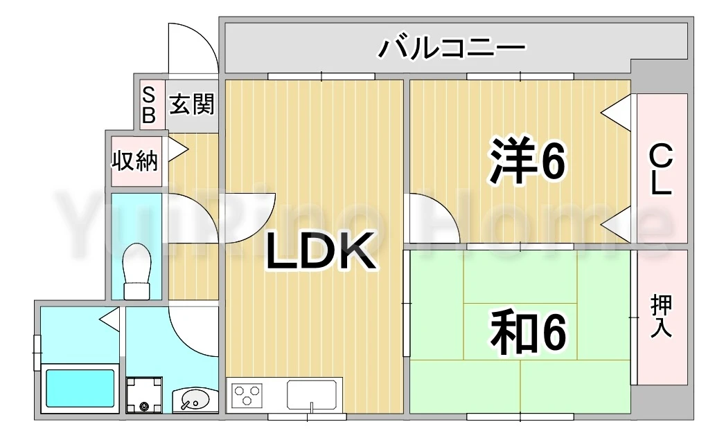 フォルテN 3F 間取り図