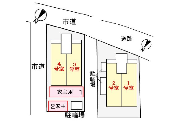 コモド カーサ 302 駐車場