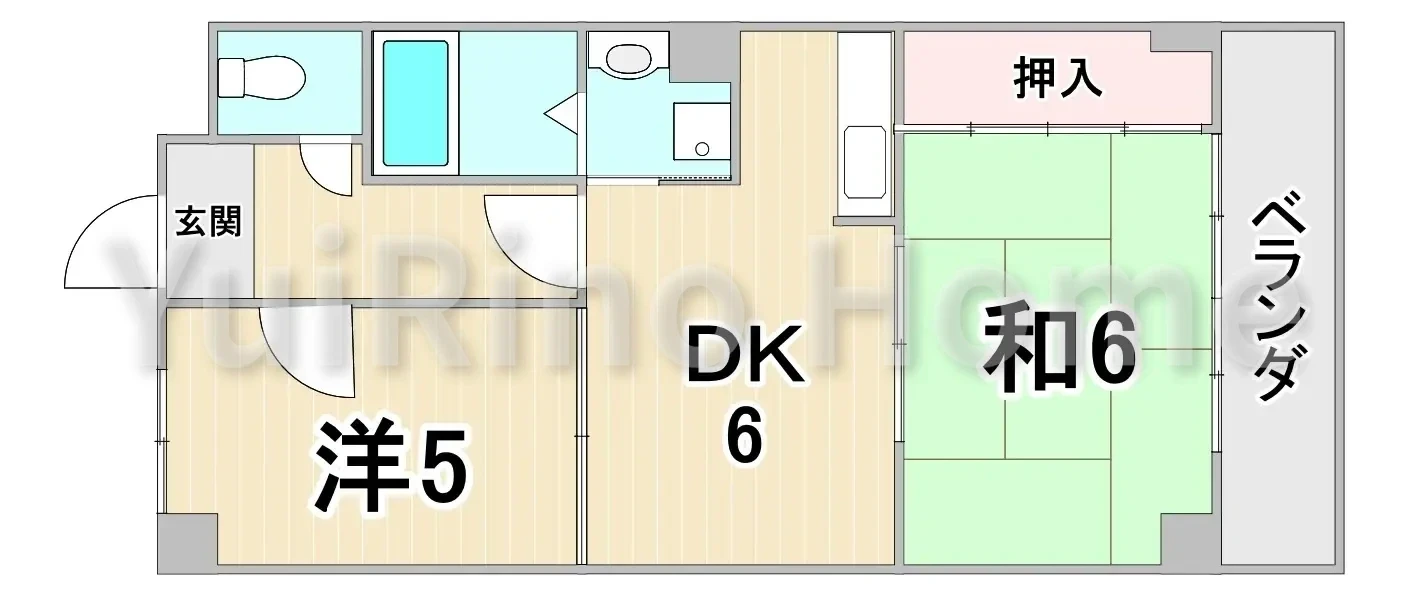 戎グリーンハイツ 303 間取り図