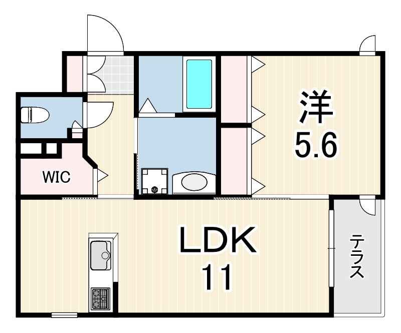 へーベルメゾン小松西町西棟 103 間取り図