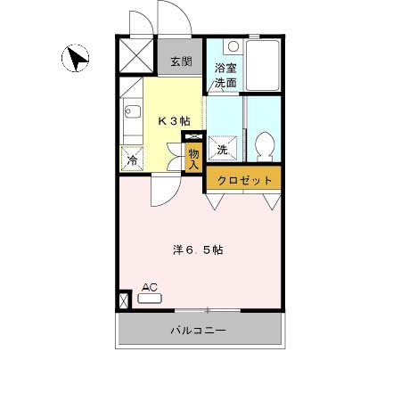 NSハイム 105 間取り図