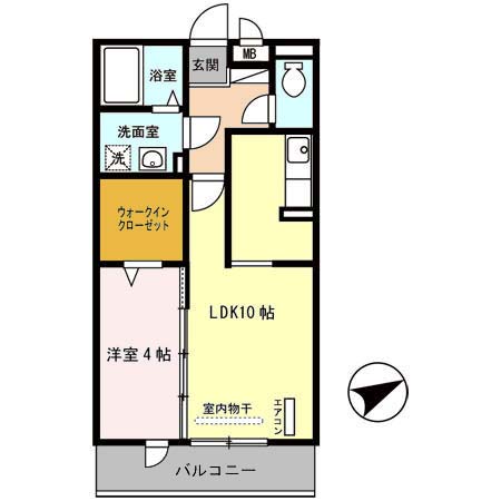 アーバンハイツ段上 302 間取り図
