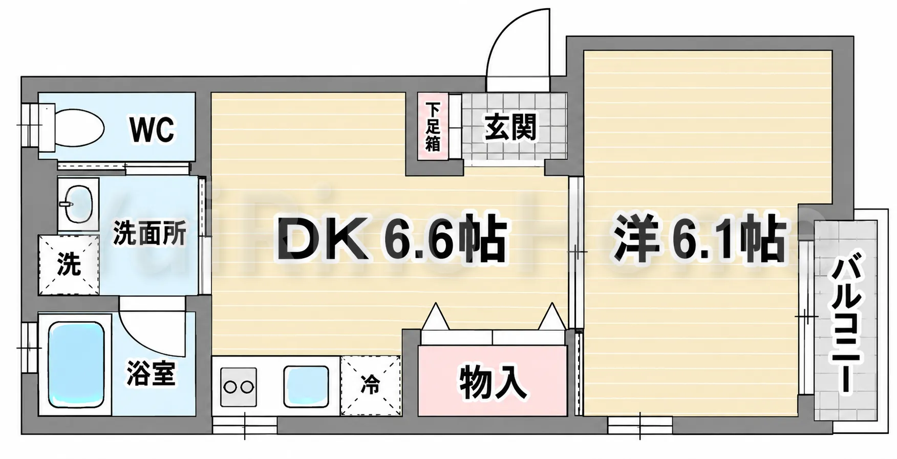 ガーデンヒルズ Ⅲ 202 間取り図