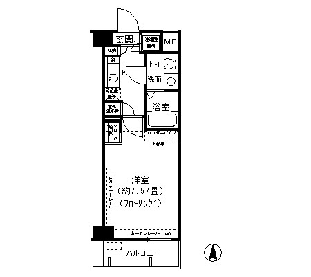Ａｖｉｏｎ７Ｍ８ 206 間取り図