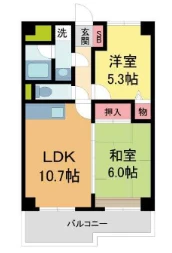 髙橋ガーデンロイヤル 502 間取り図