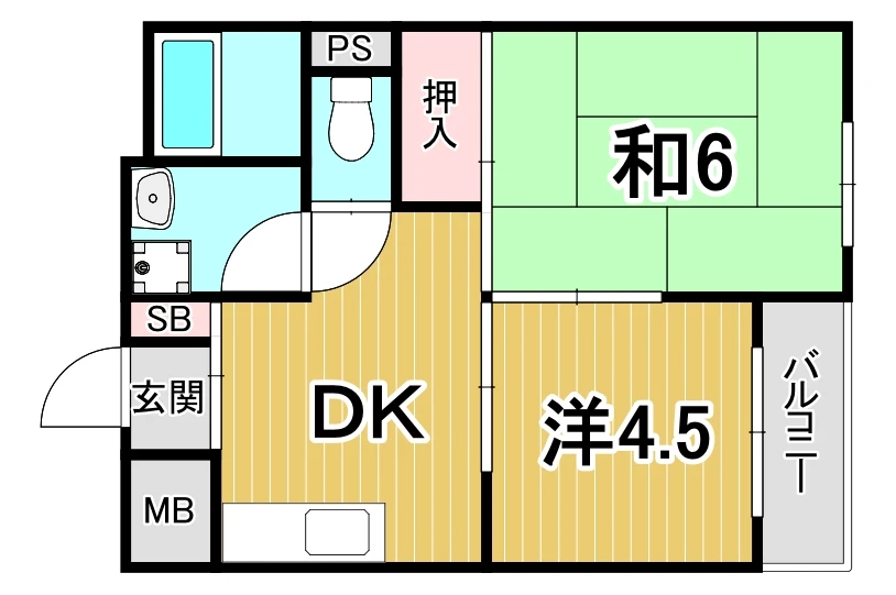 マンションカミシマ 303 間取り図