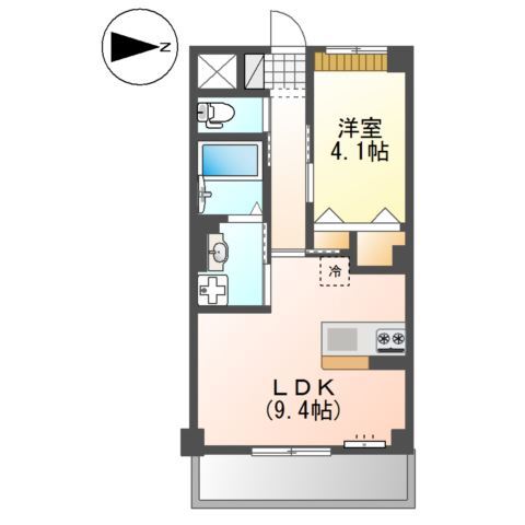 コスモスガーデン 403 間取り図