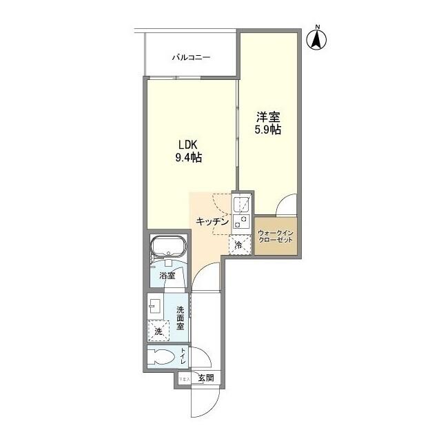 ウェルスクエア西宮北口 0301 間取り図