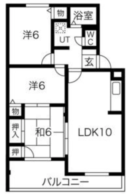 フローラル夙川 00301 間取り図