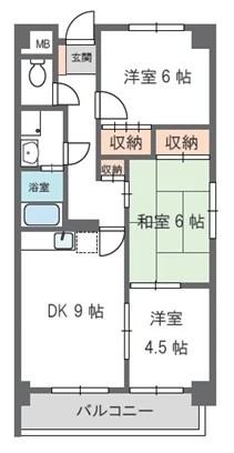 メゾン共栄 303 間取り図