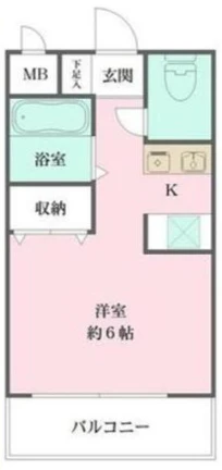 ダイドーメゾン西宮北口XIII 203 間取り図