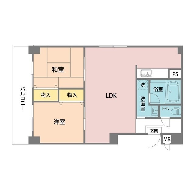 メゾン・ド・ラ・サンテ 402 間取り図