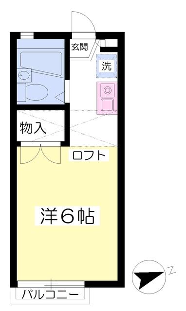 グランツ友 202 間取り図