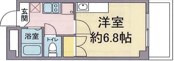 リッチライフ甲子園Ⅷ 208 間取り図