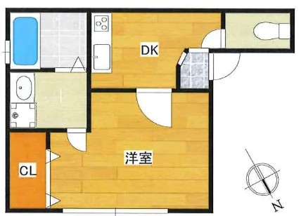 シェトア北 102 間取り図