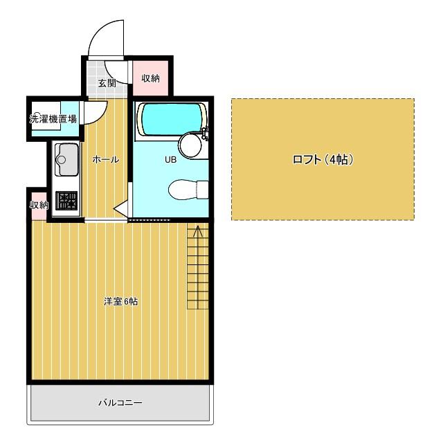 メゾンメリメ 503 間取り図