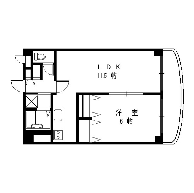 福寿荘弐番館 303 間取り図