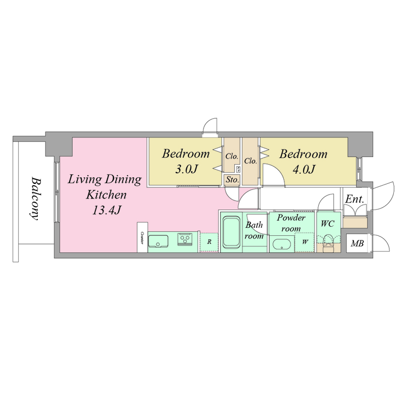 LiveCasa西宮本町 0301 間取り図
