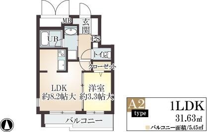 ＰＩＮＯ甲東園 503 間取り図