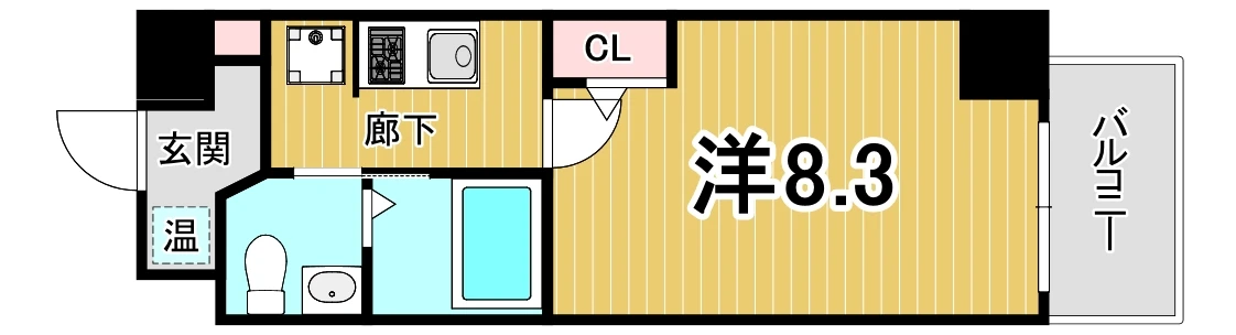 セレニテ西宮本町 0505 間取り図
