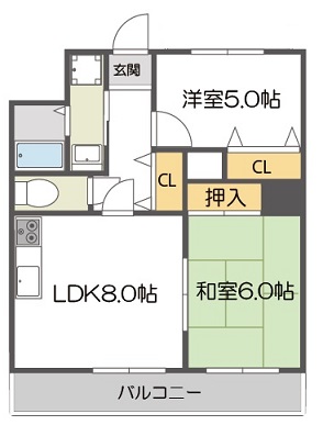 ピンリーブルⅡ 305 間取り図
