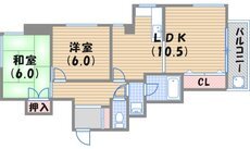 ノーブル甲東園 201 間取り図