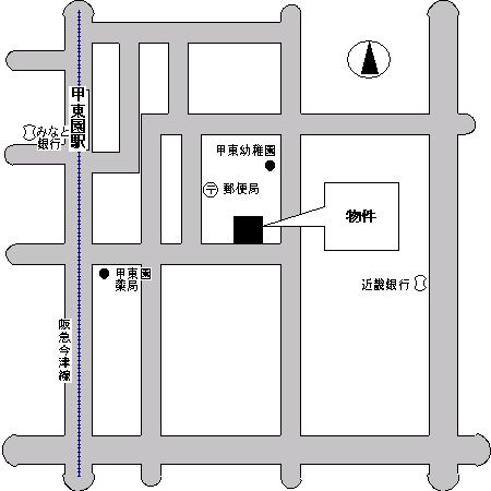 クレマンス甲東園 201 眺望