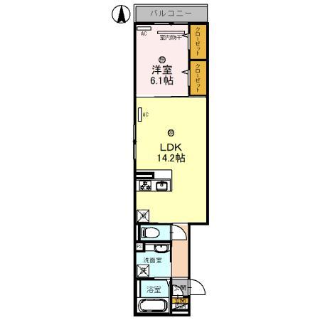ヴェラ　ロホ 302 間取り図