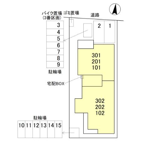 GreenPalace樋之池 302 間取り
