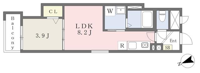 ノア甲子園 304 間取り図