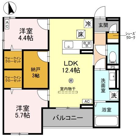 Cocoonia 103 間取り図
