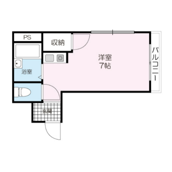 ビクトワールシェル 305 間取り図